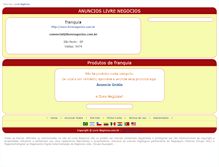 Tablet Screenshot of franquia.livrenegocios.com.br